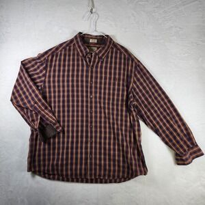 C.E. Schmidt Workwear XL Mens Plaid Button‎ Down Long Sleeve Shirt